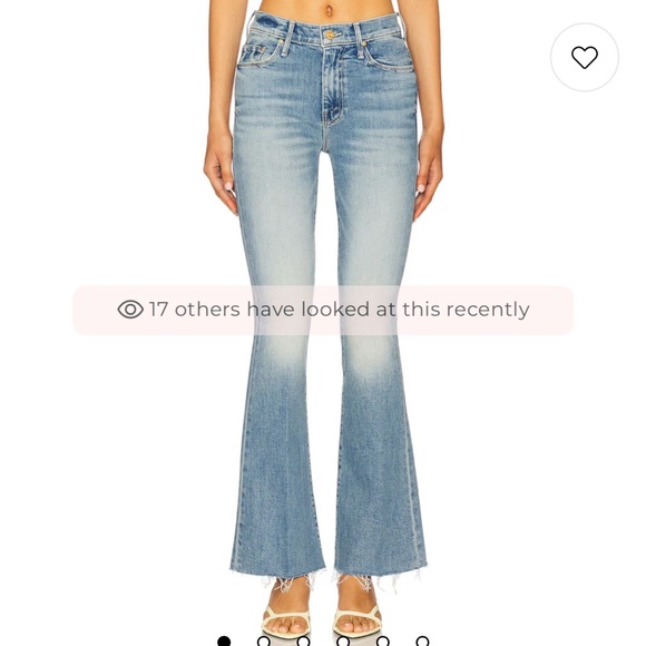 MOTHER Denim - MOTHER Light Blue High-Rise Flare Jeans